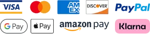 We accept all major payment options so you can pay for the things you need in the way that is most convenient for you