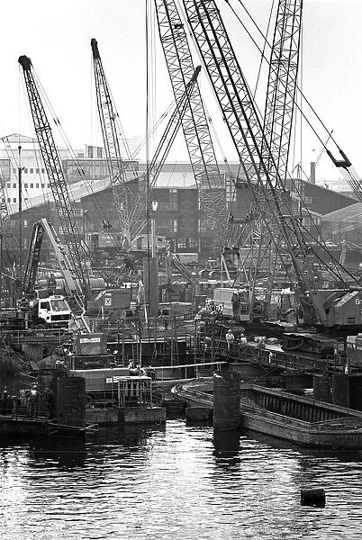 Docklands development, London, England