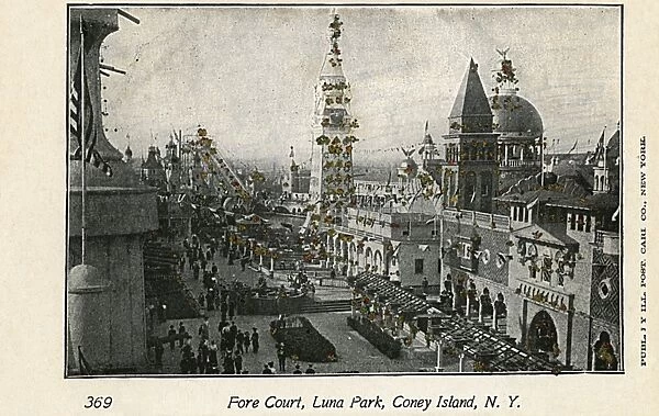 Fore Court, Luna Park, Coney Island, New York, USA