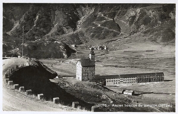 Old Stockalper Hospice, near the Simplon Pass, Switzerland