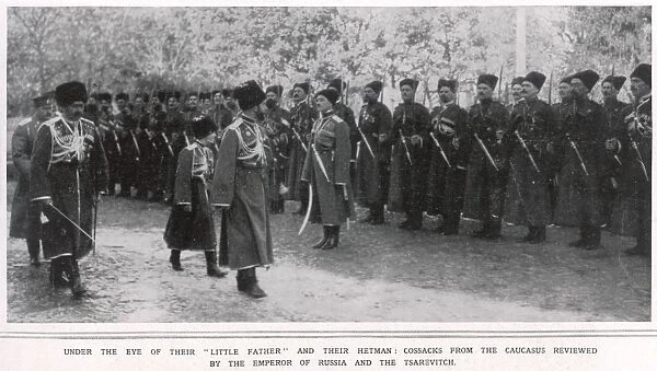 Tsar Inspecting Cossacks