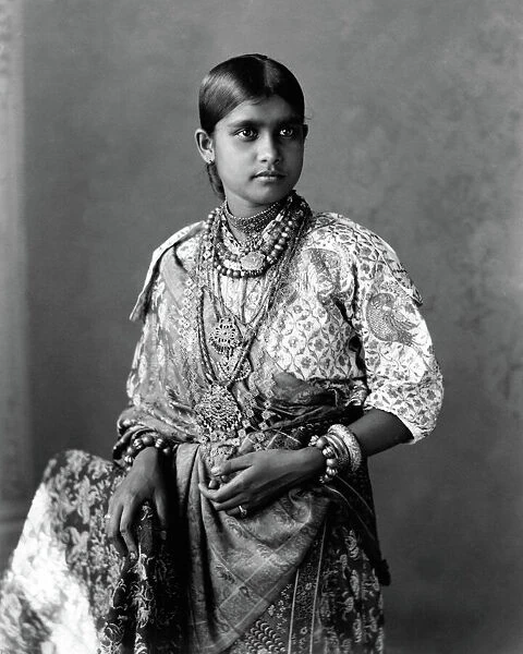 Young woman at Kandy, Ceylon (Sri Lanka)