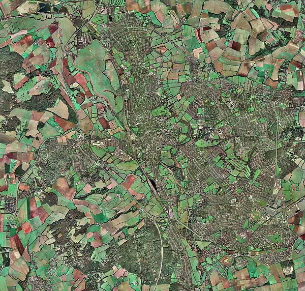 Oxford, UK, aerial image