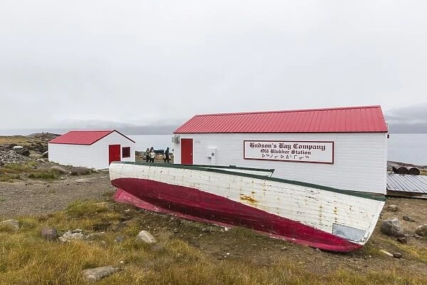 Hudson Bay Company whaling station in Pangnirtung, Nunavut, Canada, North America