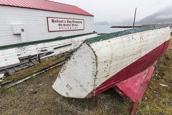Hudson Bay Company whaling station in Pangnirtung, Nunavut, Canada, North America