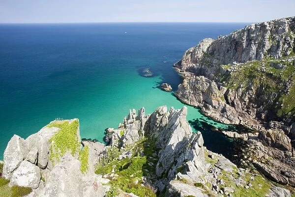 Cornish coastal scenery near Pendeen, Cornwall, UK