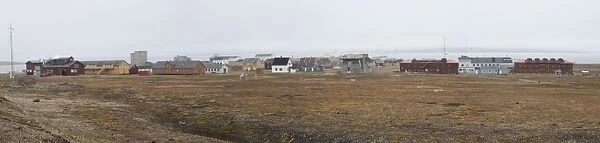 entire town. Ny-Alesund, Svalbard, Norway