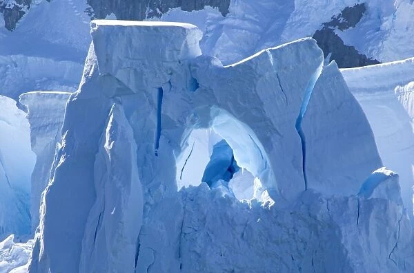 Glacier front in Paradise Bay Antarctic Peninsula (RR)