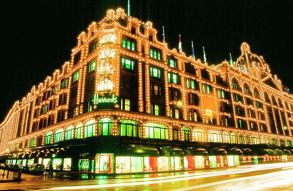 Harrods department store in Knightsbridge London UK