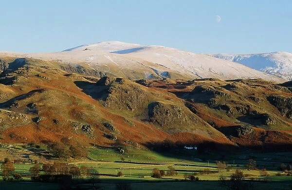 The Helvellyn Range in the Lake District UK