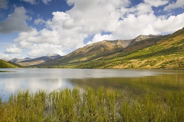 A lake in the Chugach Mountains in Alaska