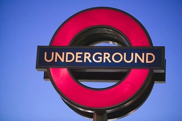 A London underground sign