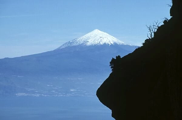 Mount Teide, Tenerife from highlands of La Gomera, Canary Islands. 2002