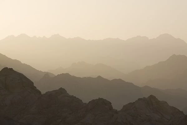 the mountains of the Sinai desert near Dahab in Egypt. Temperatures have already risen by 0. 7 degrees celcius in the last 100 years making an already hot and dry area even more so. This desert area is likely to spread across the Mediteranean basin