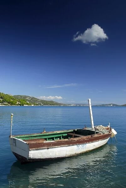 Small fishing boat. North (Nr Split) Croatia