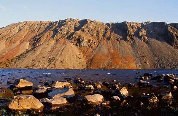 Wastwater and the screes in the Lake district UK