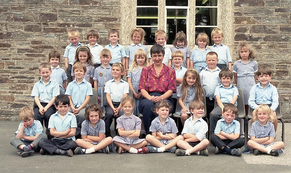 St Winnow Church of England Primary School, Lostwithiel, Cornwall. June 1991
