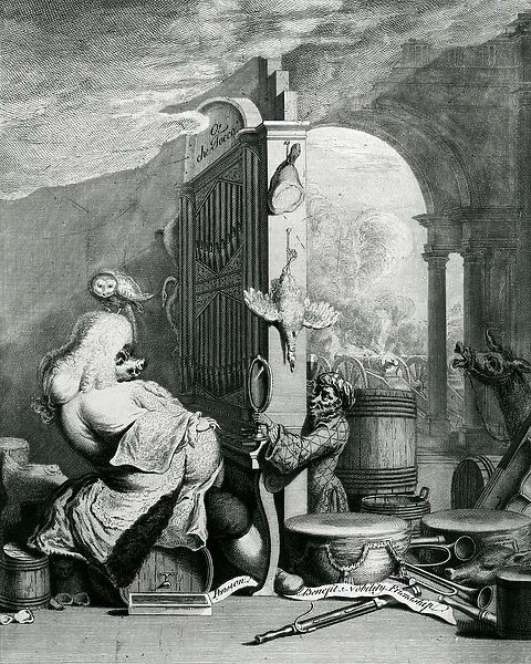 Charming Brute, 18th century (engraving)