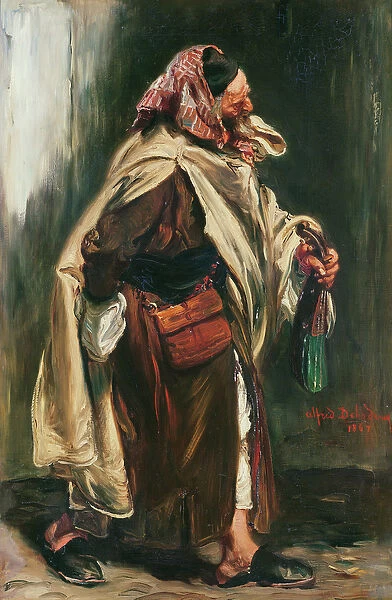 Elderly Moroccan Jew, 1867 (oil on canvas)