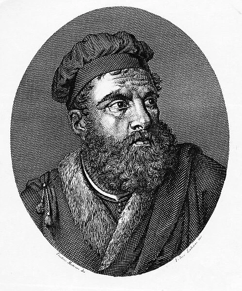 Marco Polo, print made by Felice Zuliani (engraving)