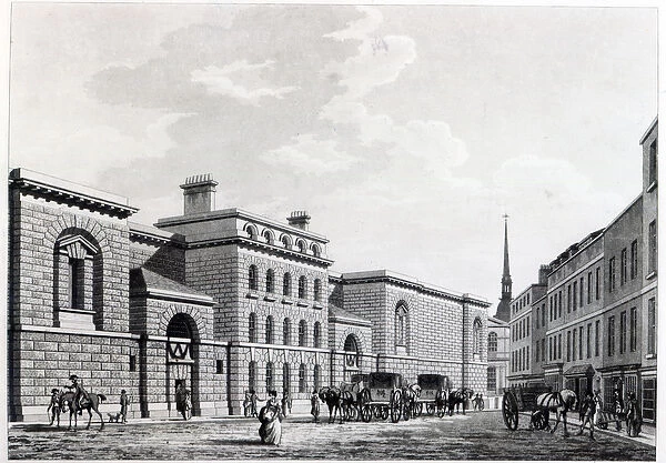 Newgate prison, 1799 (engraving)