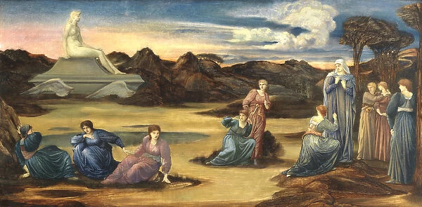 The Passing of Venus, c. 1875 (oil on panel)