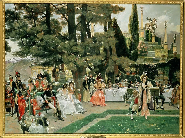 The Reception for Napoleon I on the Isola Bella in the 5th Year of his Reign