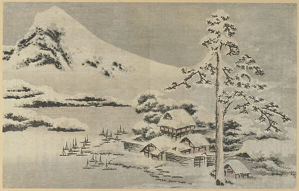 (Seaside Village in Snow), 1814