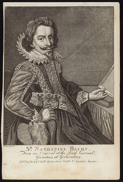 Sir Nathaniel Bacon (engraving)