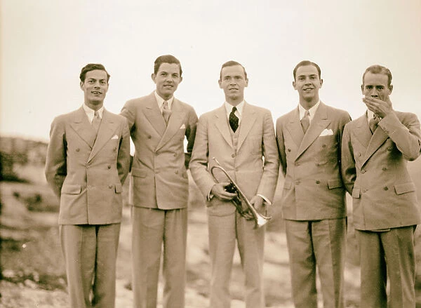 Asbury College quartette leader 1934 Israel