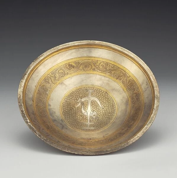 Bowl with Anchor and Dolphin Medallion