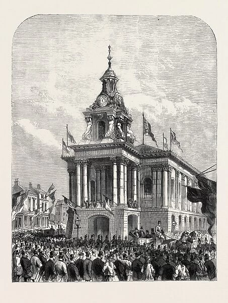 Earl De Grey and Ripon Going from the Townhall at Burslem to Open the Wedgwood Institute