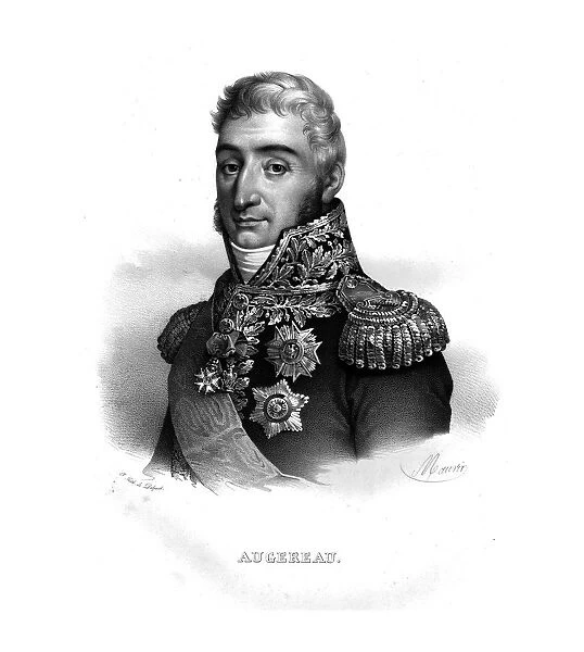 Pierre Francois Charles Augereau, Duke of Castiglione, (c1820s). Artist: Maurin