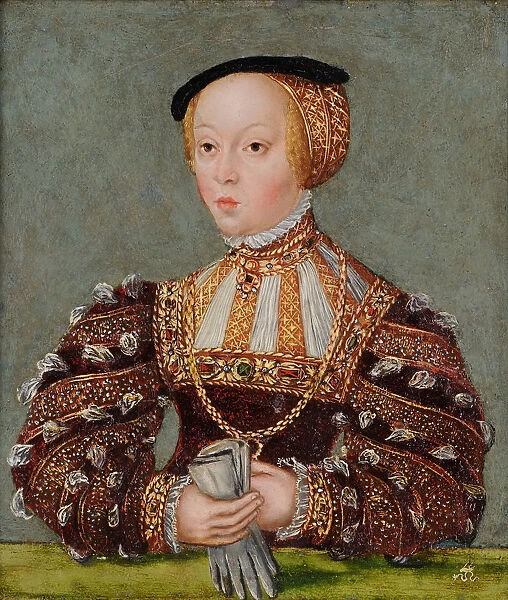 Portrait of Elizabeth of Austria (1526-1545), Queen of Poland, c. 1565