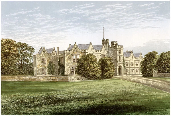 Wytham Abbey, Oxfordshire, home of the Earl of Abingdon, c1880