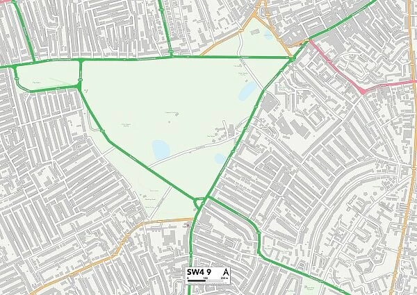 Lambeth SW4 9 Map