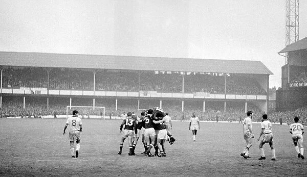 World Cup Brazil versus Hungary at Goodison Park 15th July 1966 Fresco