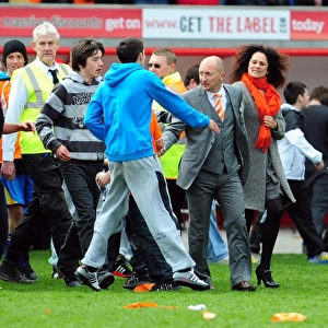 Ian Holloway's Emotional Championship Title Celebration with Blackpool Fans (Blackpool v Bristol City, 02/05/2010)