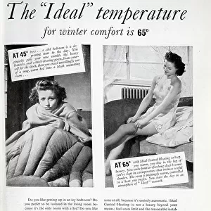 Advert for Ideal Central Heating