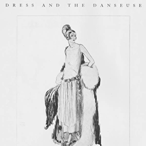 Dress and the Danseuse - a beautiful model sketched by G. Pe