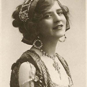Effie Mann, Edwardian actress, in costume