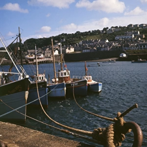 Fishing boats in Newlyn Harbour, Cornwall