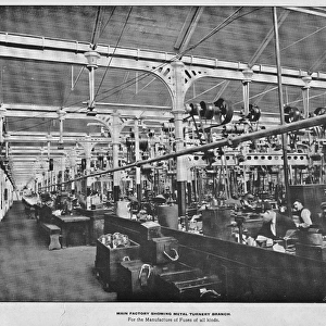 Main factory interior, Woolwich Arsenal