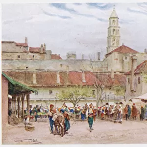 Market Day in Yugoslavia