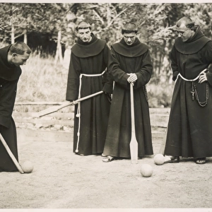 Monks Playing Game