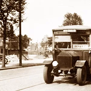 Nottingham Barton's Bus to Derby in 1928