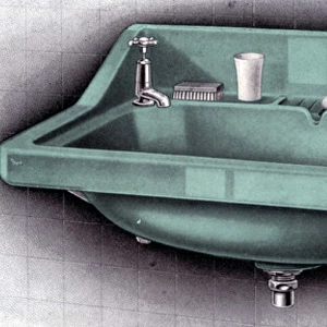 Vitromant Coloured Shelf Lavatory (Wash Basin / sink)