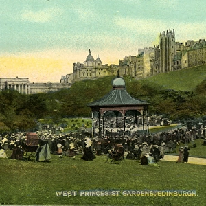 West Princes Street Gardens, Edinburgh, Midlothian