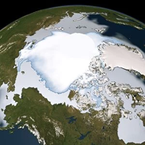 Artic sea ice coverage, 1980 C014 / 4710