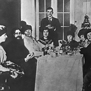 Grigori Rasputin and his female admirers